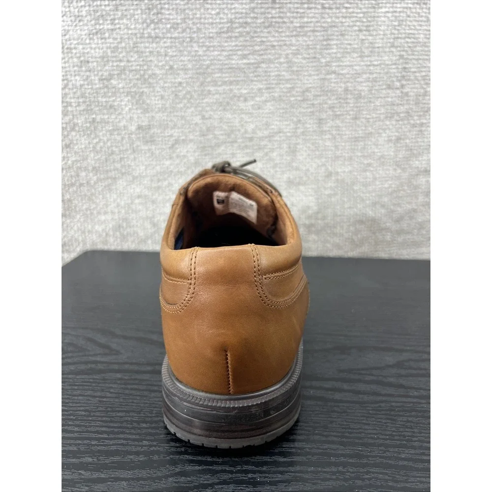 Rockport Men's Hydro Shield Waterproof Cap Toe V814 79‎ Brown Shoes Size 10